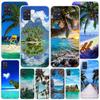 Summer Beach Sunset Sea Palm Tree Phone Case For Samsung Galaxy A52 A32 A22 A12 A51 A31 A50S A30S A20S A10S Note 20 Ultra 10 Plu