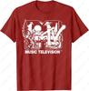 Mademark X MTV CryptidFilled Logo Feat Bigfoot UFO Nessie Sketch TShirt Vintage Creative Men Print Adult Oneck Cotton Tops