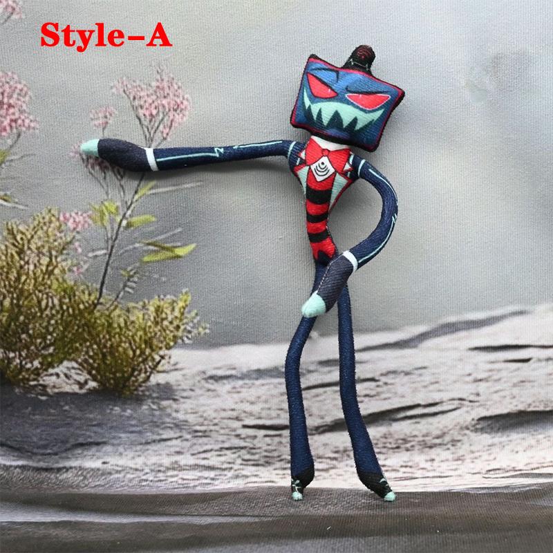 Hazbin Hotel Plüschtier mit flexiblem Draht, posierbare Anime-Charakterpuppe, süßes lustiges Geschenk