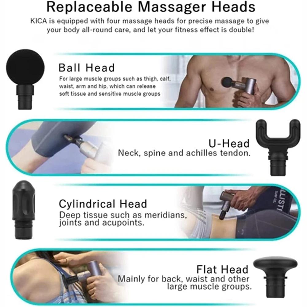 Aluminum Alloy Mini Fascia Gun Household Small Fitness Massage Gun for Deep Relaxation of Muscles and Relief of Fatigue