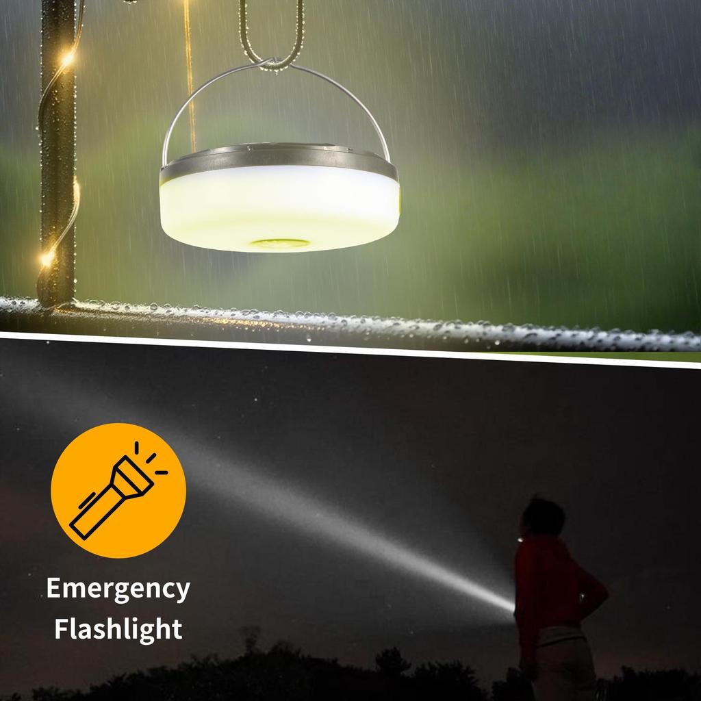 Foldable LED Waterproof Camping Lantern with Long Battery and Portable String Lights