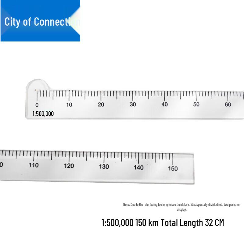 Military Plotting Scale Ruler