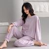 Pajamas Women'S Autumn And Winter Winter Warm German Velvet Long-Sleeved Loungewear Winter Loose Thin Velvet Suit
