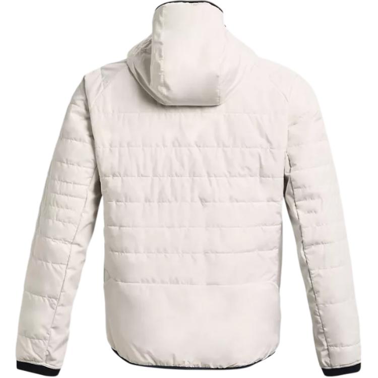 Under Armour UA Storm Session Hybrid Jacket With Logo Pattern Men Jackets Off-White 1378494-112