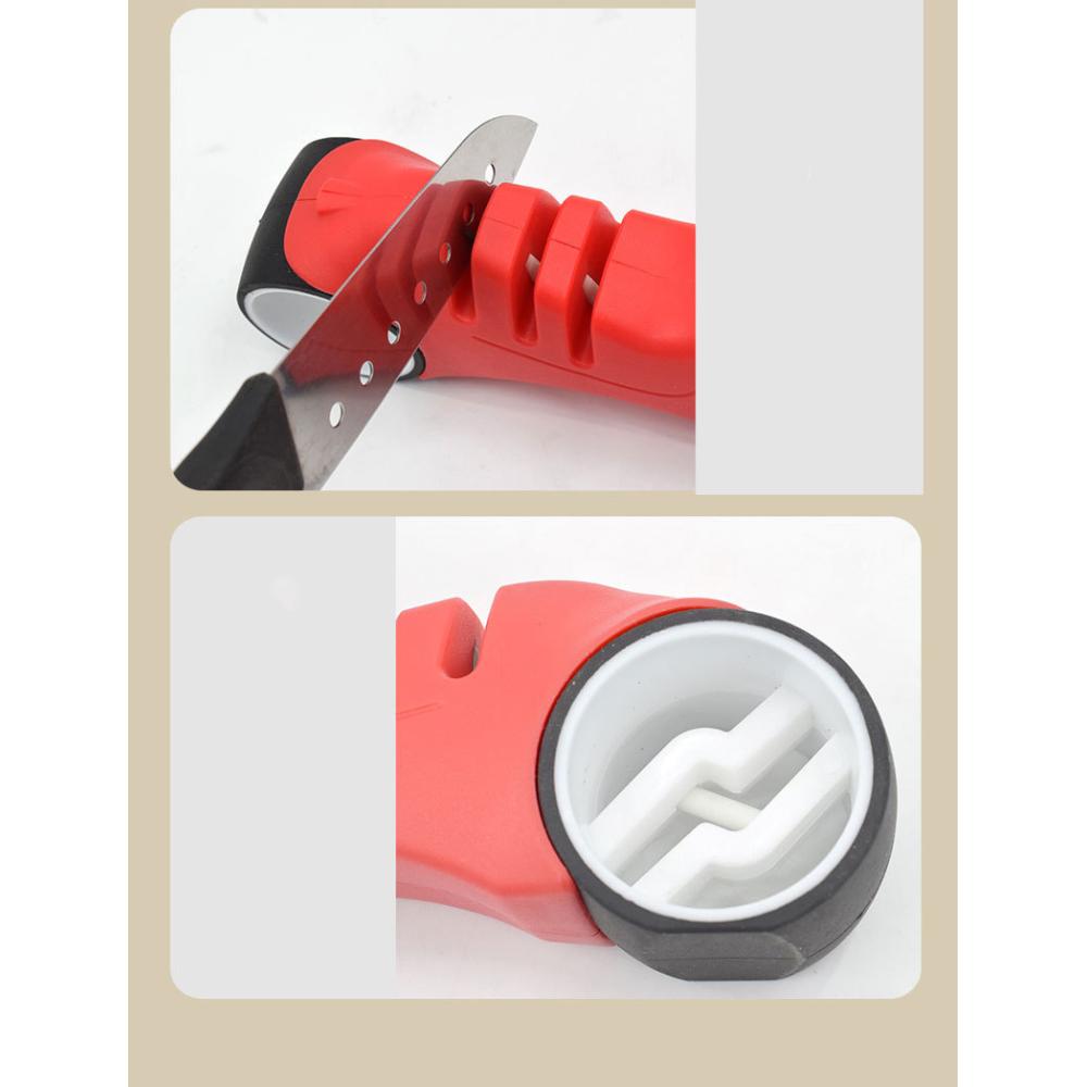 Knife Sharpener New Multifunctional Scissors Sharpening Artifact Manual Tungsten Steel Sharpening Tool Household Quick Knife Sharpener