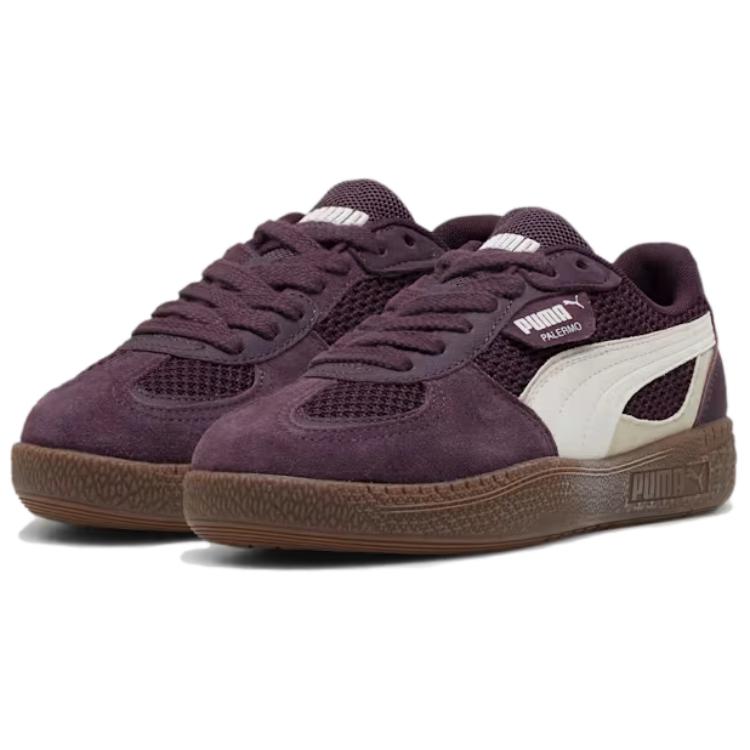 New PUMA Palermo Series Low Top Casual Shoes Unisex Purple 397854-02