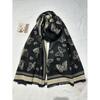 Butterfly Imitation Cashmere Winter New Classic Tassel Shawl Fairy Style Versatile Forest Style Thickened Cold Proof Scarf Dual Purpose