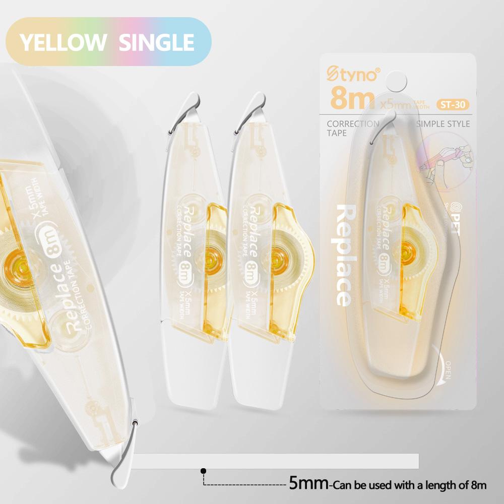 1 Piece School Correction Tape 8m*5mm Replaceable Correction Tape Student Prize School Office Stationery