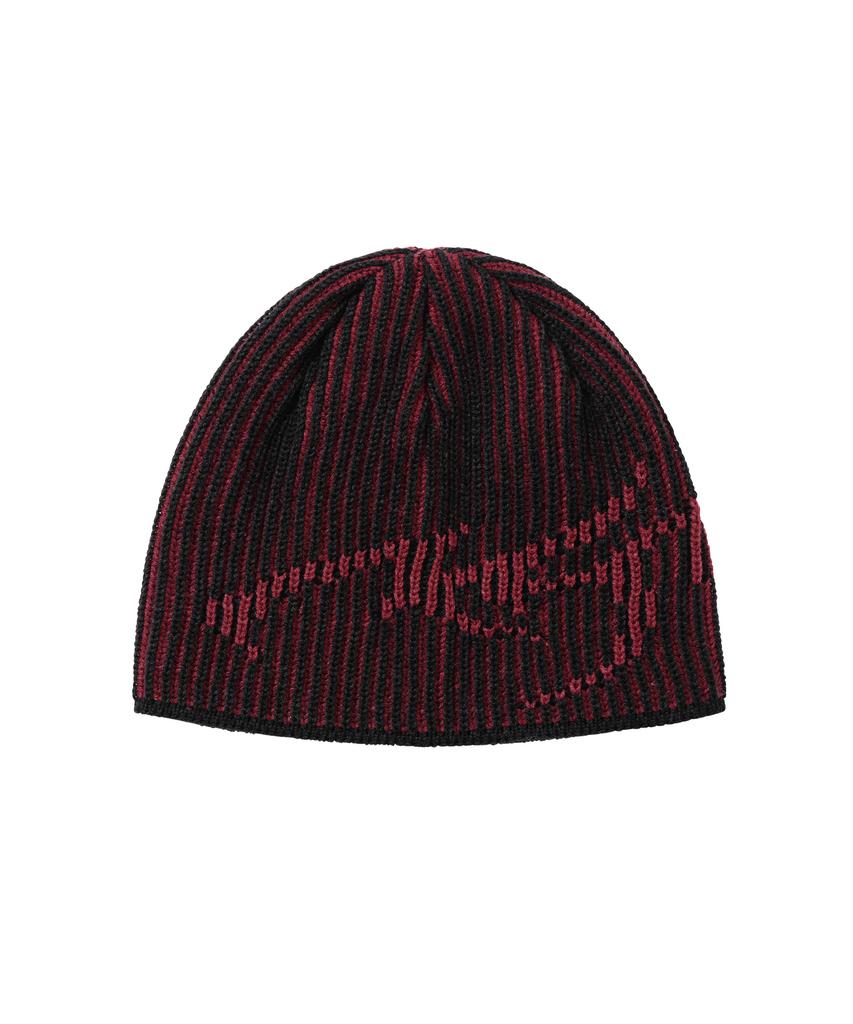 AJOBYAJO [Pba] Tribal Ajo Two Tone Beanie [Burgundy]