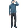 DECATHLON MH500 Lightweight Waterproof Windproof Breathable Rainproof Jacket Men's Dark Blue Brick Color