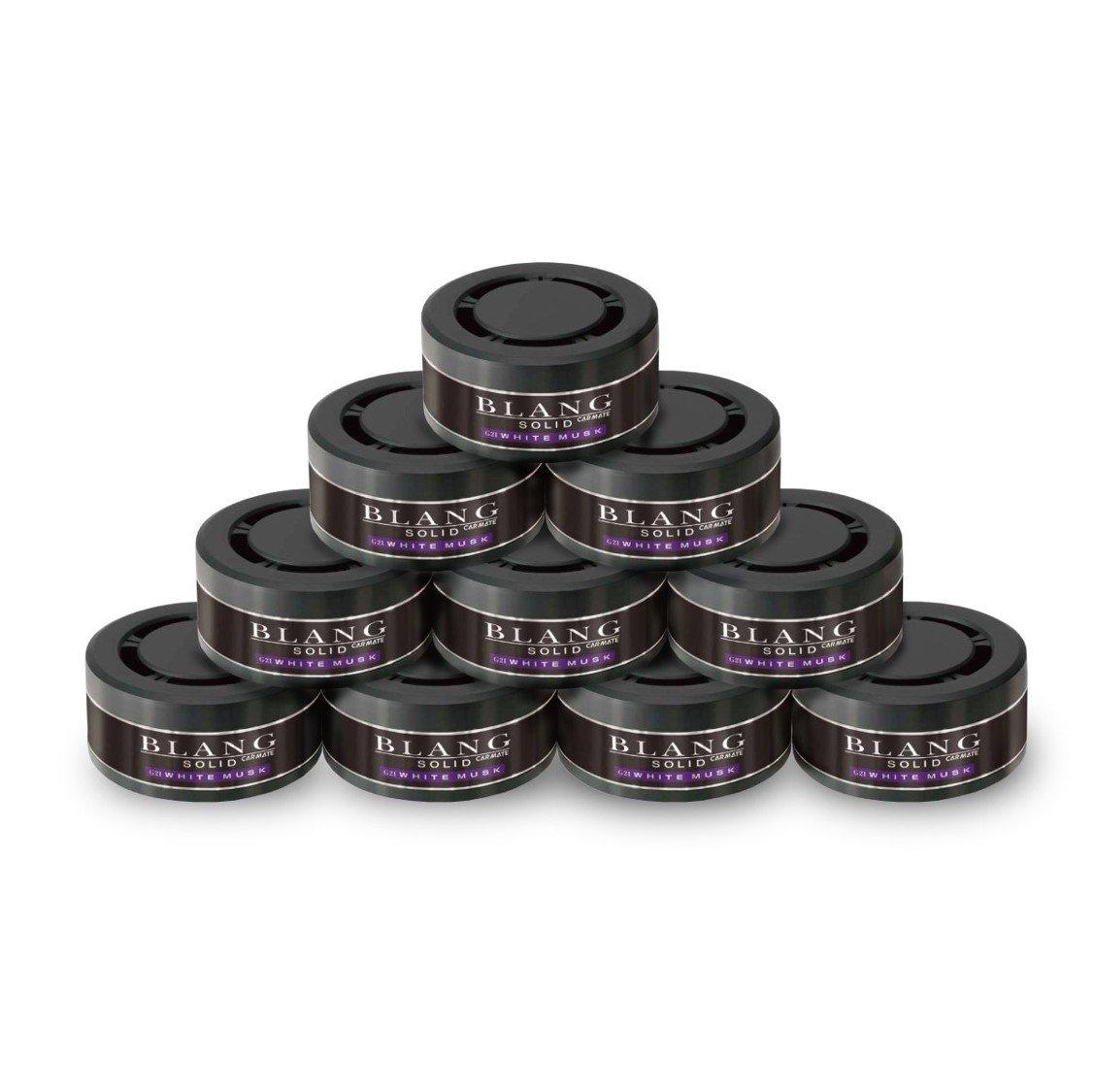 

Carmate Blang Твердый Автомобильный Воздух Белый 60г x 10 Упаковка G21TE (КАРМАТЕ) Освежитель, Напольный, Сменный блок, Мускус, Сменные блоки, 10,