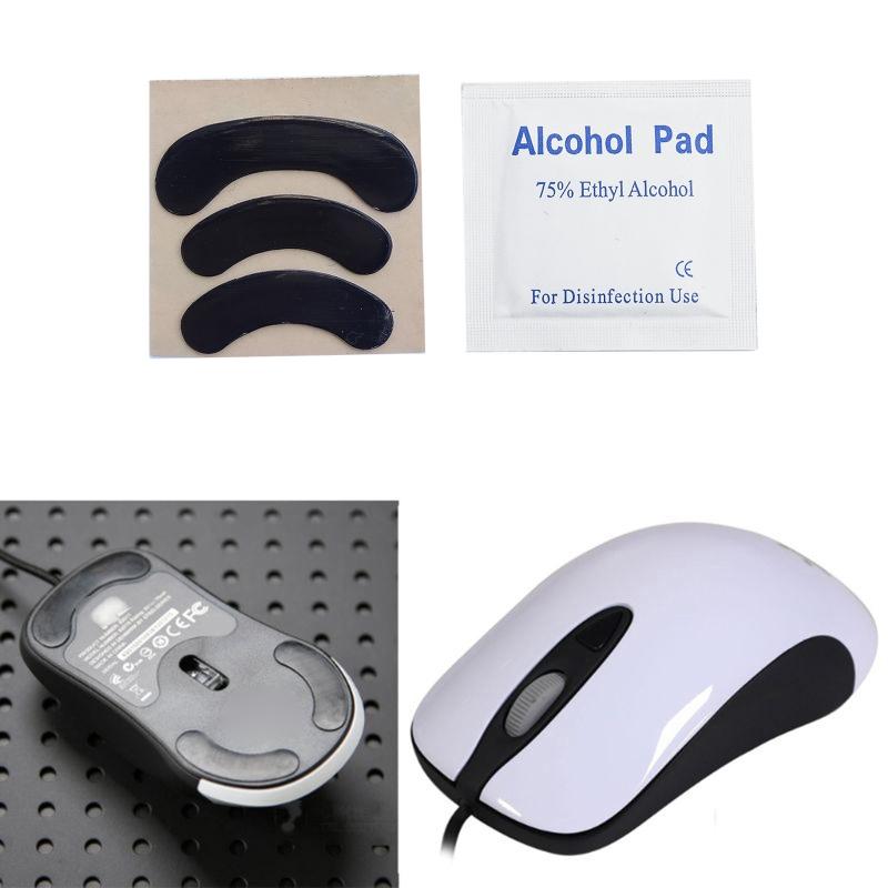 1 Set 0.6mm Mouse Feet Mouse Skates Mouse Stickers Pad for  KANA Kinzu V2 Mouse Accessories