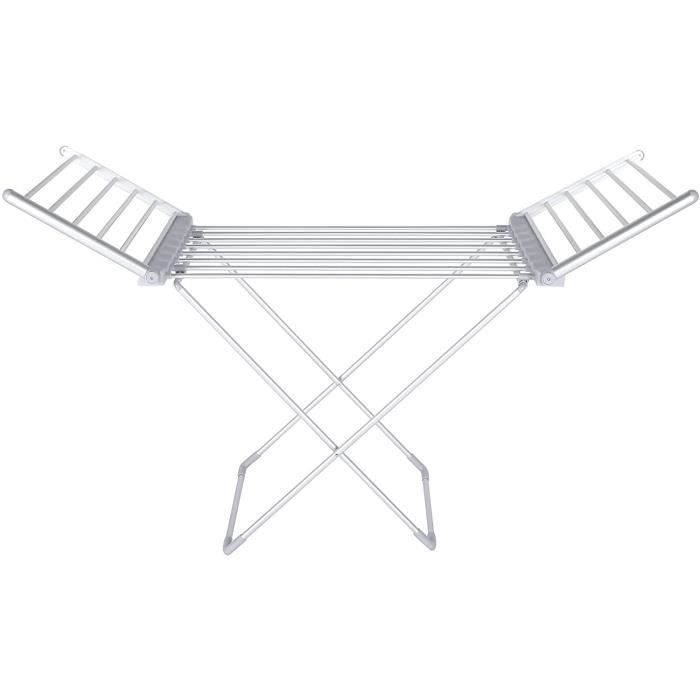 ETENDOIR GOTOTOP Séchoir à Linge Chauffant, séchoir à Linge électrique avec 45-55℃ Porte-vêtements à Linge à Structure en oxyde 441