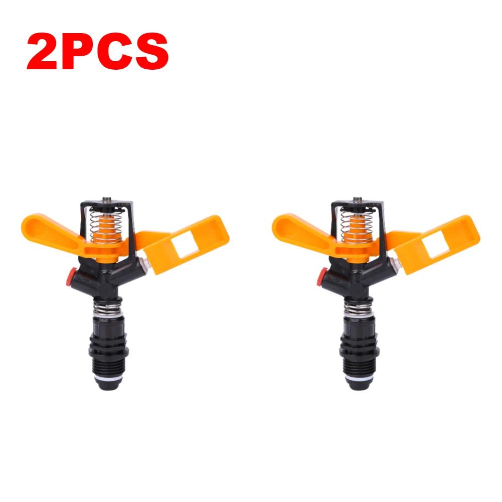 360 Rotary Garden Irrigation Sprinkler Rotatable DN15 1/2 Lawn Impact Sprinkler Simple Operation for Seedling Gardening Supplies