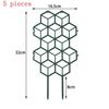 1 5Pcs Honeycomb Plant Support Trellis Plastic For Potted Climbing Vines Perfect For Home And Office Tabletop Decor