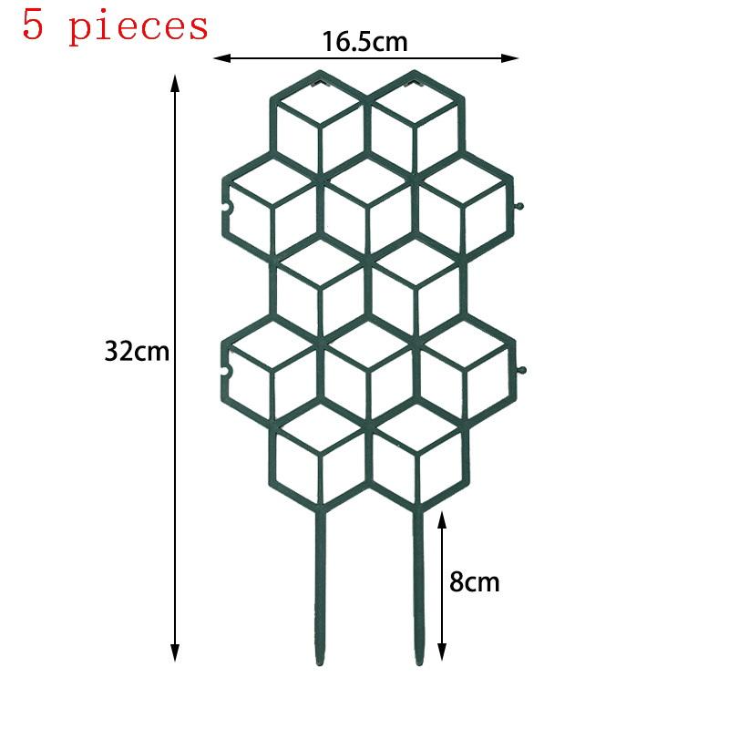 1 5Pcs Honeycomb Plant Support Trellis Plastic For Potted Climbing Vines Perfect For Home And Office Tabletop Decor