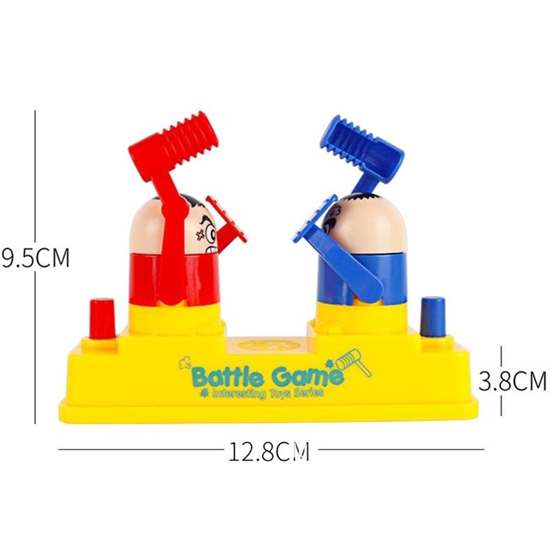 Baby Toys Dětská panenka Dvojitá bitevní hra Rodič-dítě Interaktivní schovávání kladiva