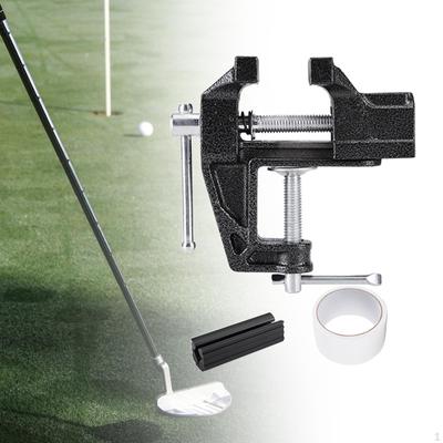 Golf Club Grip Set, Cover Removal, Repair with Tape, Vise Clamp for Putter Club,