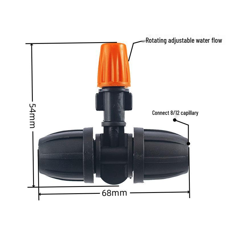 Adjustable Flow Little Red Riding Hood Drip Head: Micro-Spray Irrigation Sprinkler for Horticulture