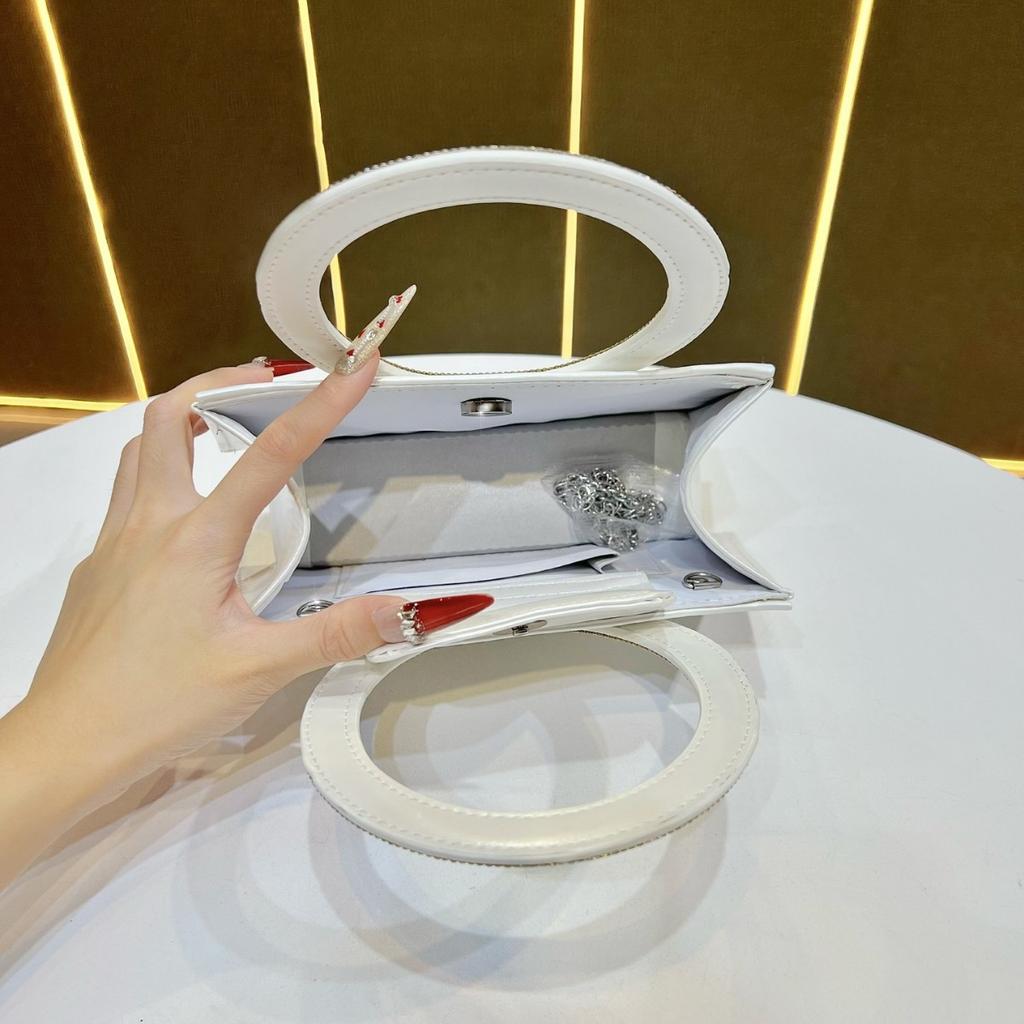 High-end Single-shoulder Bag, Fashionable Evening Bag, Elegant Dress Bag, Rhinestone Clutch Bag