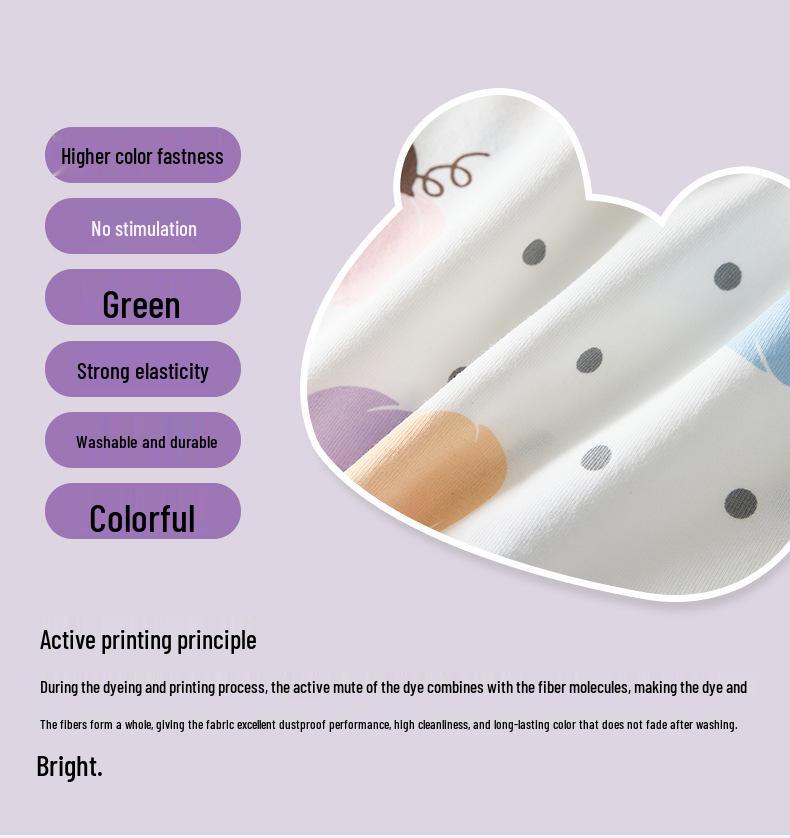 Girls' Antibacterial Pure Cotton Boxer Briefs - A-Grade Comfort for Kids