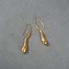Retro Metal Light Luxury Irregular Water Drop Long Earrings With Generous And Thin Temperament And Cold Wind Earrings