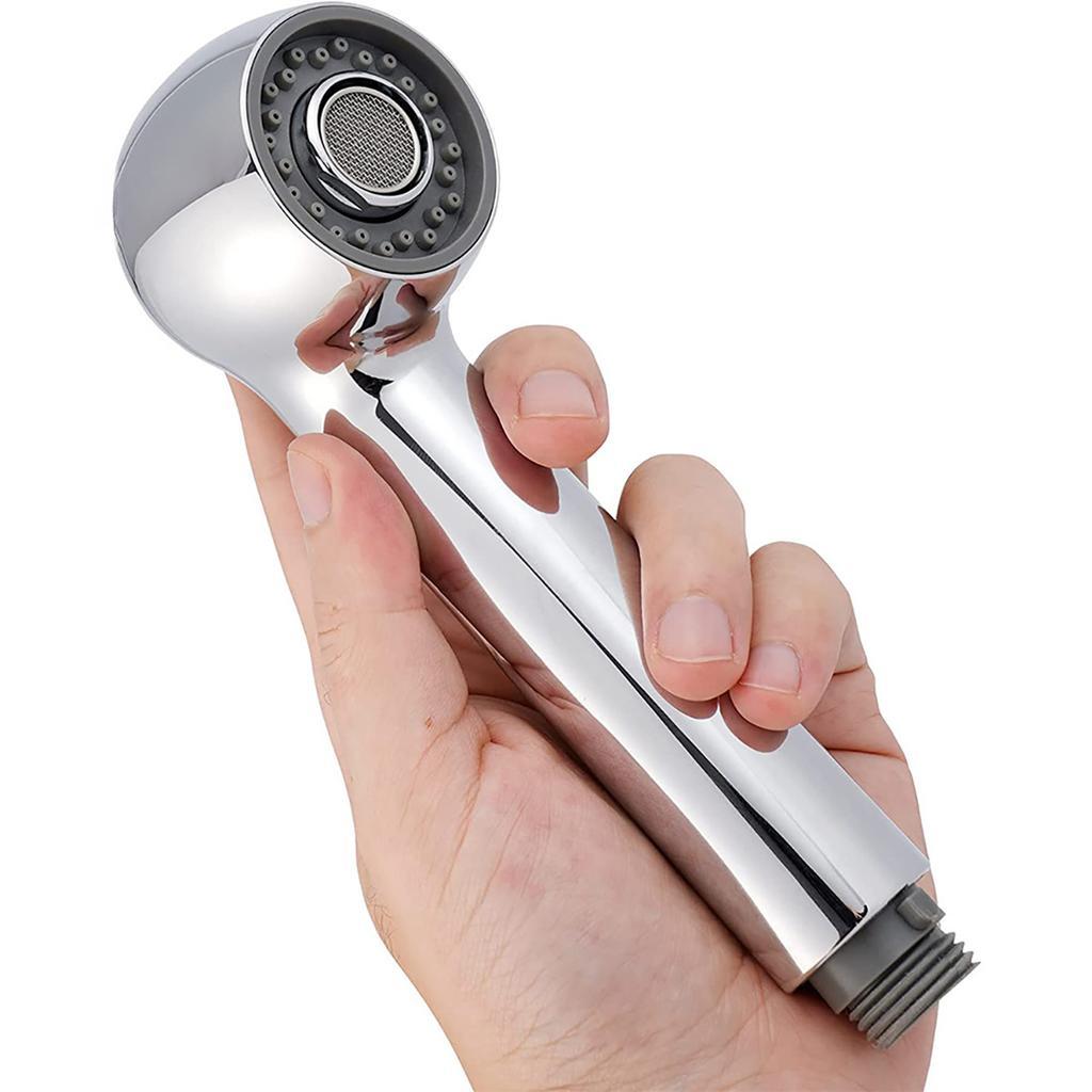 Kitchen faucet shower head Pull-out sprayer with push button switching 2 water modes ABS material G1/2 connector