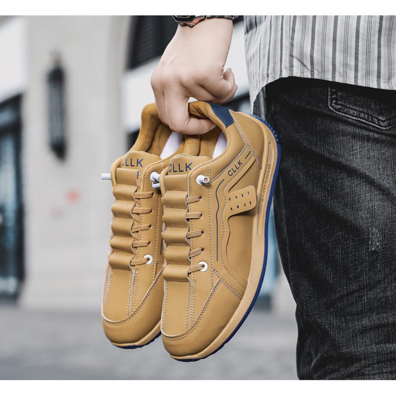 Pantofi Agan la modă și comozi Pantofi bărbați pentru bărbați Modele Tide de toamnă Pantofi de alergare ocazional sport Pantofi pentru bărbați de bord