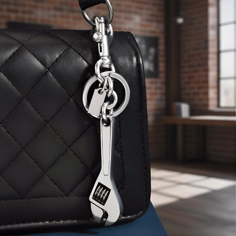 Keychains For Men Car Bag Keyring Outdoor Combination Tool Portable Mini Utility Pocket Clasp Hammer Wrench Pliers Shovel