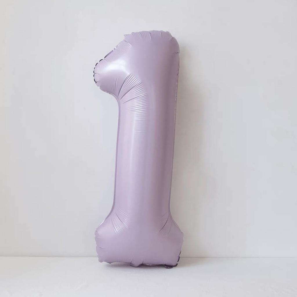40-Inch Cream Number Balloon for Kids' First Birthday Party Decoration