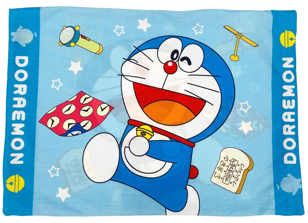 MORIPiLO Morishita Pillow Cover Doraemon 40x30cm Washable Shogakukan Character Goods Blue 4621228 Children's Approx.