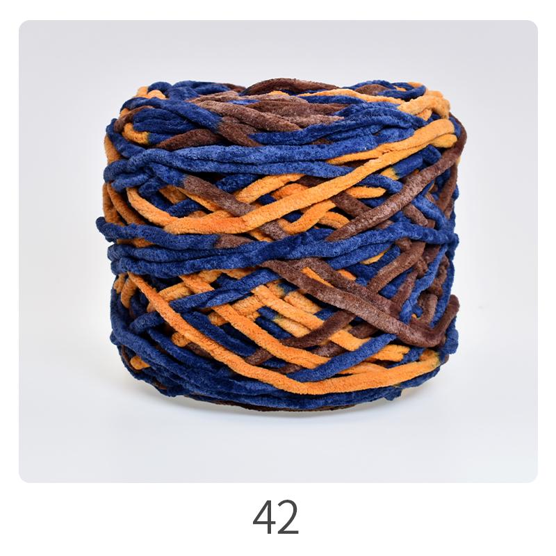 Chunky Ice Silk Yarn for Hand-Knitting: Ideal for Sweaters, Scarves, Bags, Crochet Dolls, and Hooked Shoes