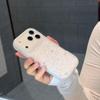 Cute Purple Floral Puppy Phone Case for iPhone 17 Pro Max Apple 14-16, Transparent 15