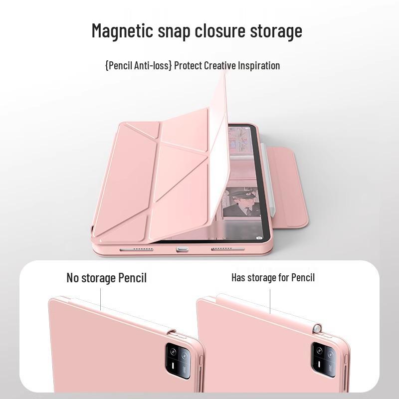 Xiaomi Pad 7/6/5S Pro 11” Rotating Protective Case - Y-Fold Buckle, Full Coverage for POCO PAD (Overseas Version)