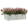 VidaXL Lit Surélevé de Jardin Jardinière Bac à Fleurs Pot de Plantes Lit de Plantation Balcon Extérieur 160x80x45 cm Acier 316884