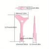 Multi-Combination Silicone Eyeliner Stencil and Cat Eyeliner Card Lash Eyeliner Aid Auxiliary Cream Mask Applicator Reusable Makeup Tool