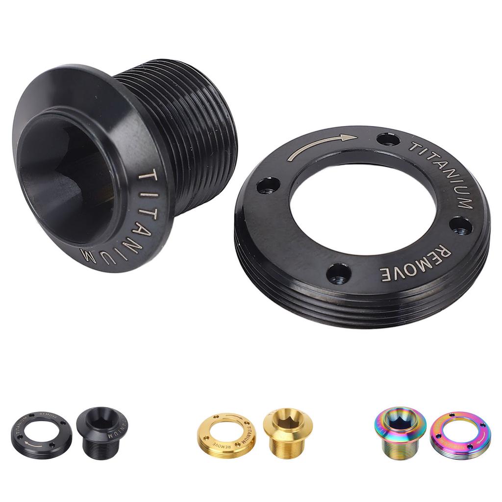 Crank Arm Screw Ti Alloy Lightweight Fine Processing Minimalist Bike Crank Cover Screw for Repairing