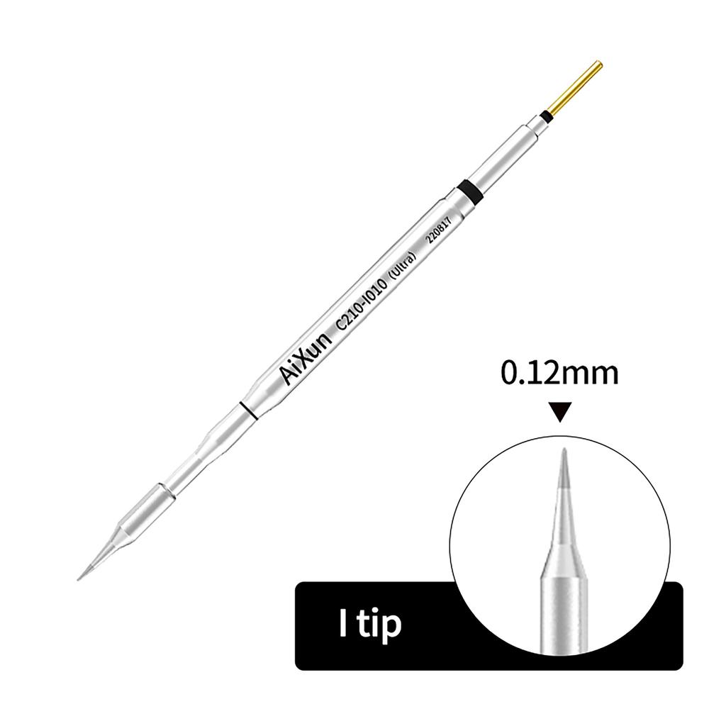 Precyzyjny Grot Lutowniczy Aixun C210-I010 Prosty Typ I 0,12Mm, 78,87Mm Długości