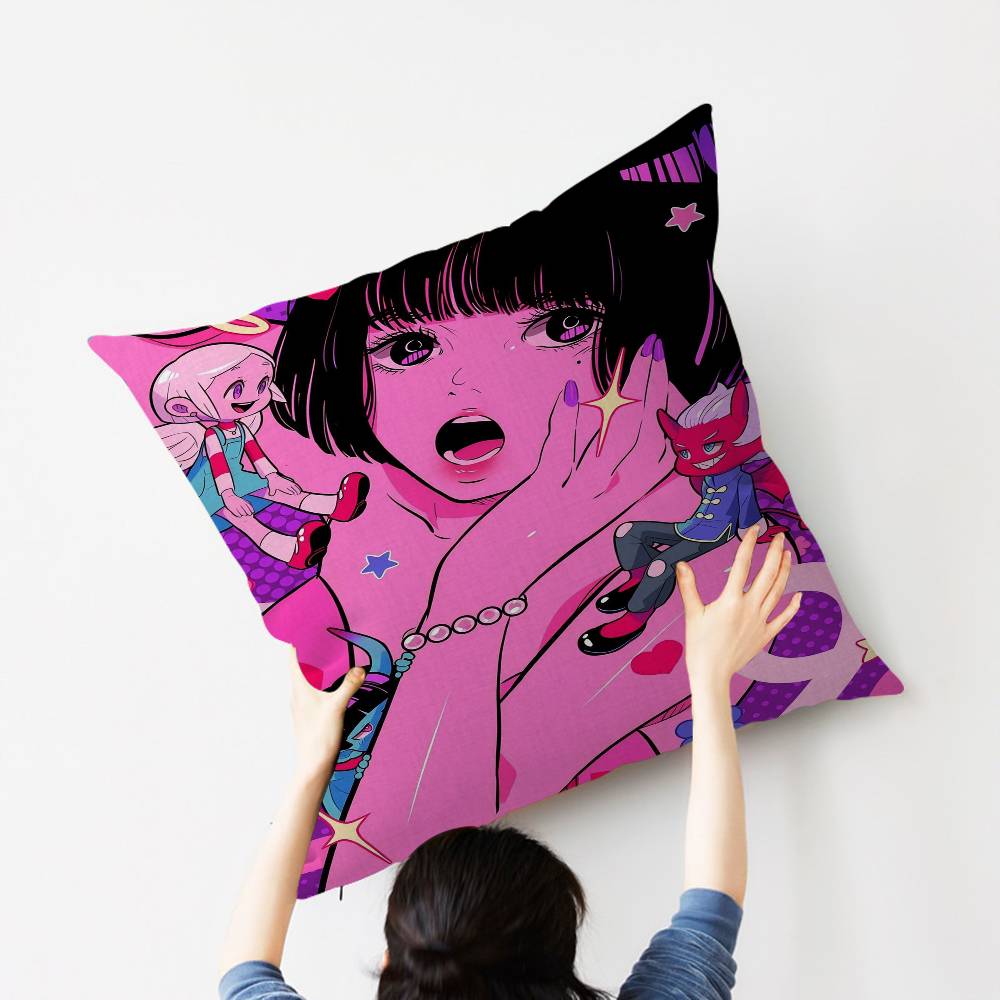 Ins Japanischer Anime Kissen Geschenke Heim Büro Einrichtung Schlafzimmer Sofa Auto Kissenbezug Hülle 45x45cm