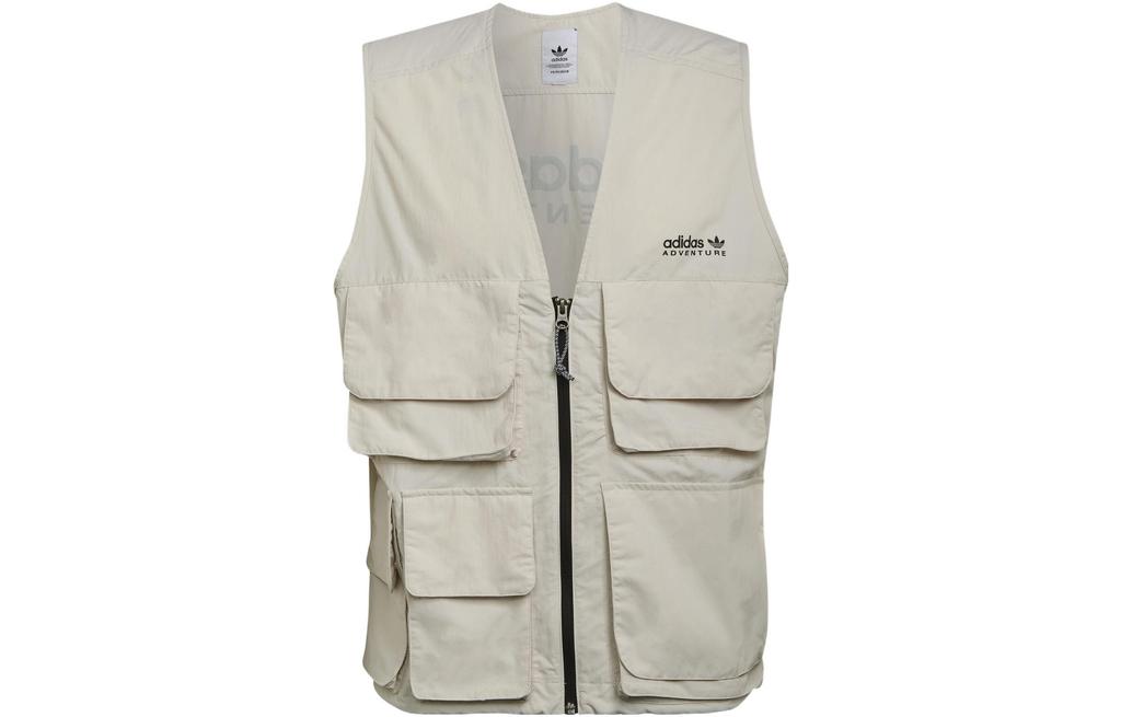 Adidas Originals Adventure ST Vests Men's Bauxite Brown V Neck Moderate Workwear HF4776