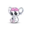 Authentic Copper Charm Bead Charms Bead Charms Colorful Elephant Dangle Compatible With Women Authentic Bangle Bracelets