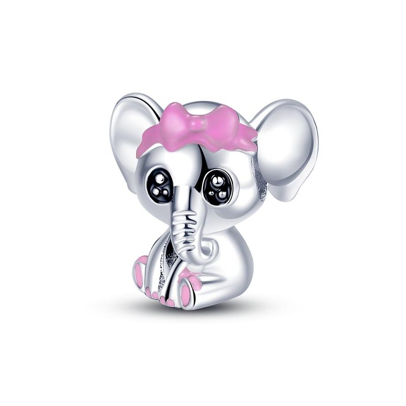 Authentic Copper Charm Bead Charms Bead Charms Colorful Elephant Dangle Compatible With Women Authentic Bangle Bracelets