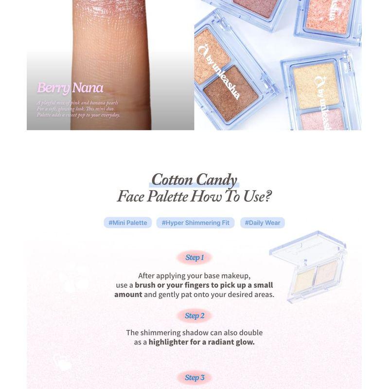 UNLEASHIA - A by Unleashia Cotton Candy Face Palette - 6 Types