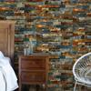 Retro Antique Brick Wall Paper Self Adhesive Waterproof and Moisture-proof Rust Sticker Living Room Sofa Background Wall Decorative Wallpaper