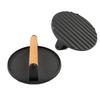 Flat Top Steak Burger Press Heavy-Duty Grill Hamburger Grinder Meat Press Board  Kitchen Gadgets
