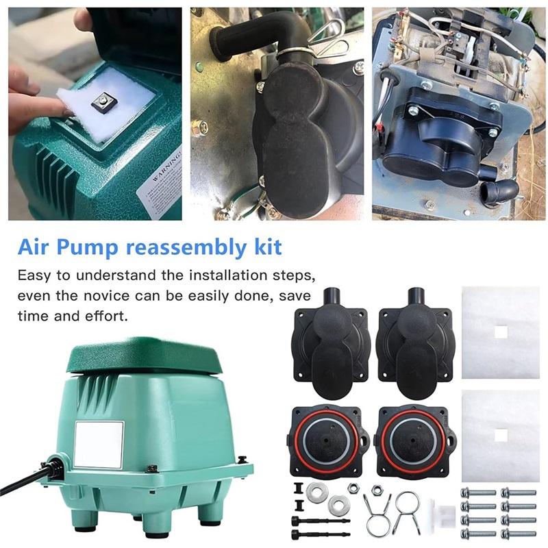 Rebuild Kit for HIBLOW HP-80 HP-60 Air Pump Diaphragm Repair Replacement Parts