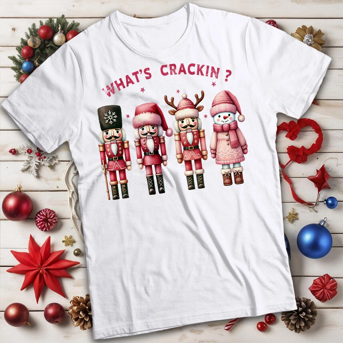 Funny Ugly Mens and Womens Nutcracker Christmas T-Shirt Tee #MC S