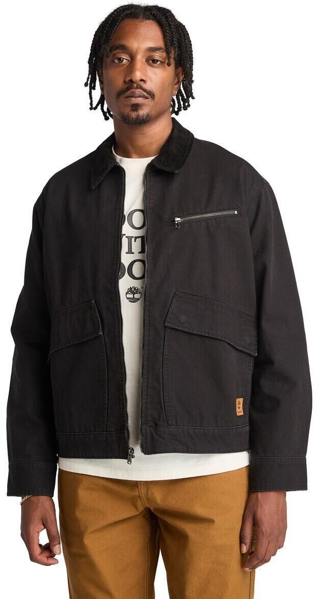 

Демисезонная куртка Timberland Strafford Jacke aus gewaschenem Canvas schwarz XXL