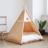 With Thick Cushion Cat Teepee Tent Washable Pet Tent Kennel Pet Bed Dog Tent Bed  Indoor Use