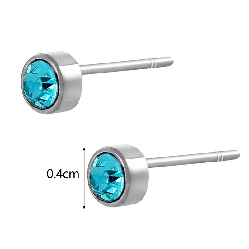 Stahl Mehrfarbig Schraubkugel Ohrstecker Für Damen/Herren Knorpel Helix Hantel Ohrstecker Piercing Schmuck